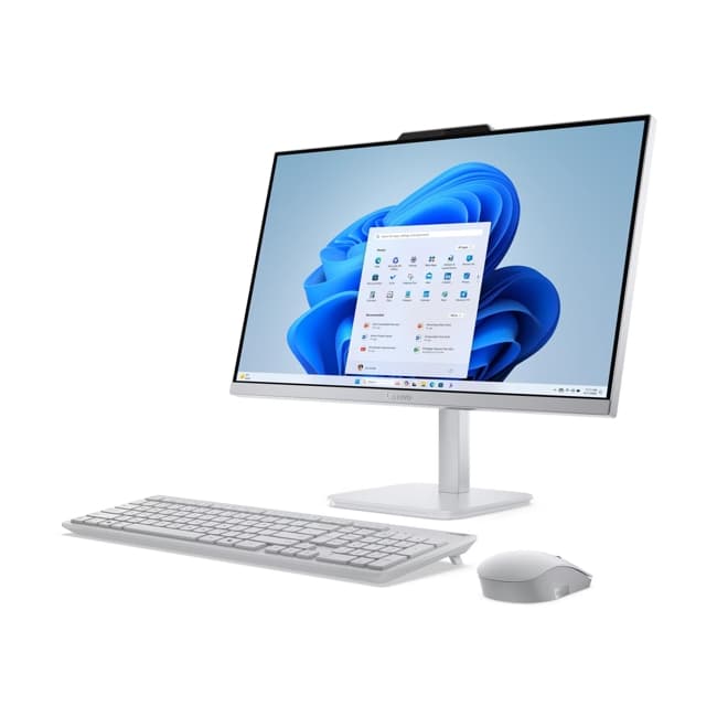 Lenovo AIO A100 23.8"FHD IPS, N100, 8GB , 256GB SSD,  Wi-F+BT5.2i,KB&amp;M, Win 11 Home  2Y
