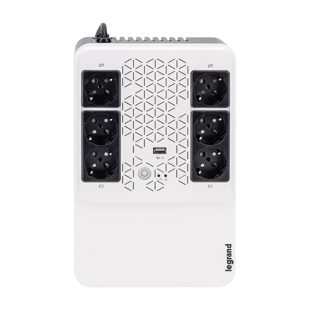 Keor multiplug Line interactive UPS 800 VA - 480 W - 4+2 German standard output sockets