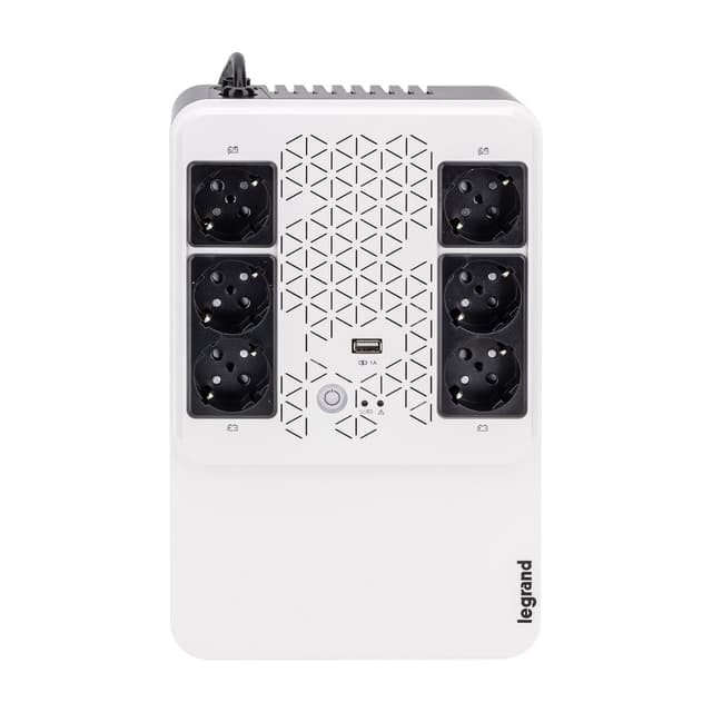 Keor multiplug Line interactive UPS 800 VA - 480 W - 4+2 German standard output sockets